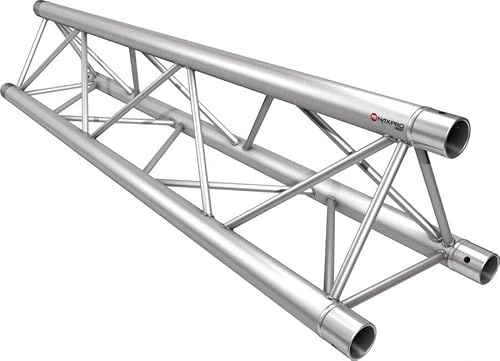 Naxpro-Truss FD 23 Traverse 75 cm | 3-Punkt Aluminium Traverse | TÜV geprüft | 220 mm Kantenmaß | inkl. Konusverbinder, Bolzen & Splinte | EN AW 6060 T66 | für Bühnen-, Messe- & Ladenbau
