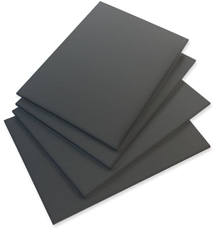 Cathedral Products | Black 5mm Foamboard - A2 Size (420 x 594mm) - Pack of 20