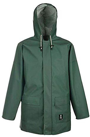 Regenjacke 3/4 Regenbekleidung Regenmantel grün Kältebeständig bis -50°C