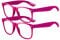 Ciffre 2 er Set EL-Sunprotect® Klar Glas Nerdbrille Brille Nerd Sonnenbrille Hornbrille Streber