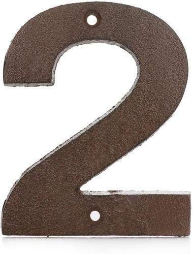 Cast Iron Door Numbers 0-9 (2)