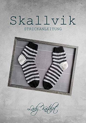 Skallvik: Tolle Socken mit Herzchen einfach gemacht (Schuhgröße 40/41)