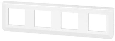 Legrand 078808L Mosaic Plaque de Finition Horizontale pour 4x2 Module, Blanc