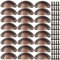 Xinlie Vintage Muschelgriffe für Schublade Antik Eisen Griffe Antik Vintage Muschelgriff Vintage Muschelgriffe Muschelgriff Schubladen mit Schrauben für Küche Mobel Möbelknöpfe Set 24PCS (Rote Bronze)