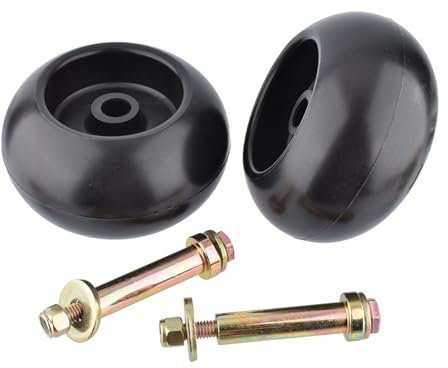 Lot de 2 roues de pont avec matériel pour Exmark 103-3168 103-4051 1-603299