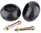 Lot de 2 roues de pont avec matériel pour Exmark 103-3168 103-4051 1-603299