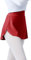 Ballettrock für Mädchen und Damen, elastisch, kurzer Minirock zum Tanzen - Rot - XX-Large