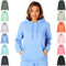 Light & Shade LSLSWT005 Top in Felpa con Cappuccio Super Soft Touch Loungewear da Donna, Viola, XL