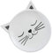 BESTonZON Keramik Teller Flach Tiere Design Dessertteller Salatteller Weiß Katze Essteller Frühstück Obst Snacks Kuchen Dessert Serviergeschirr Zuhause Restaurant Party Geschenkidee