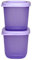 Tupperware Set 2X 110 ml Eisscholle Cubix Gefrier-Behälter Gefrierbehälter Flieder lila