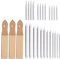 Blending Stumps and Tortillions Set, 12 PCS Art Blenders Set Pencil Extension Smudging Shade Drawing Tools for Sketch Drawing