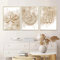 Islamic Calligraphy, Islamische Bilder, Arabische Kalligraphiemalerei koran Bilder Leinwand wohnzimmer Poster Hintergrund Wand Kunst Decor - rahmenlos (50x70cm*3, Kalligrafie + Lotus)
