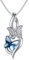 Flpruy Schmetterling Kette 925 Sterling Silber, Damen Infinity Schmetterlings Anhänger Halskette Schmuck mit Kristall aus Österreich, Geburtstags Geschenke für Mädchen Frauen Mutter