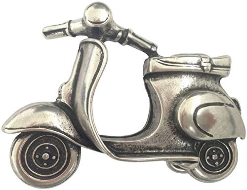 BELTINGER Gürtelschnalle Scooter 4,0 cm | Buckle Wechselschließe Gürtelschließe 40mm Massiv | Mit Emaille | Wechselgürtel bis 4cm