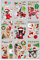 TianWlio Weihnachtsvitrinen Wandaufkleber Weihnachtsbaum Fensteraufkleber Cartoon Katze Wohnzimmer Tapete Glasaufkleber Sicht Aufkleber (A, One Size)