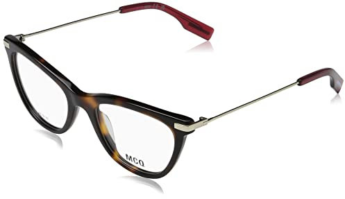 ALEXANDER MCQUEEN Damen MQ0339O Sonnenbrille, Havana-Gold, 47