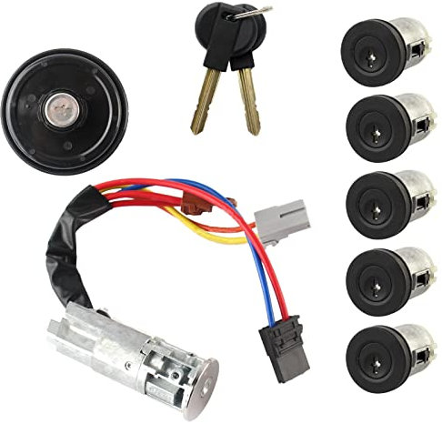 Kit Neiman Antivol de Direction AVEC 5 Barillets, Bouchon d'Essence ET Clé compatible pour JUMPY SCUDO EXPERT de 1995 à 2006-4162F4 4162L9