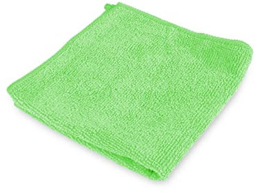 Hypafol Mikrofasertücher | 10 St. | 30x30cm | grün | pflegeleicht & schnell trocknend |Poliertuch, Putzlappen zur Oberflächen Reinigung | Reinigungstücher zur Autopflege, Gebäudereinigung, Gastronomie