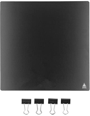 Cama de Vidrio para Impresora 3D 290x290mm 4mm Placa Templada Superficie de Construcción Vidrio Templado Adhesiva Microporosa Compatible con Ender 3