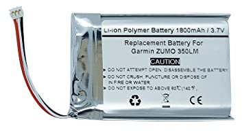 3,7 V 1800 mAh Ersatz-GPS-Navigator-Akku für Garmin ZUMO 350LM, 361-00059-00