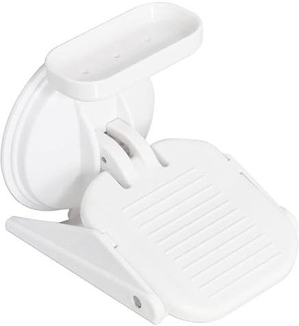 Ieron Supporto per poggiapiedi per Doccia, Supporto a Parete con Ventosa Pedale per Doccia Antiscivolo per Bagno, poggiapiedi per Doccia Sgabello per rasatura Gambe Pedicure ergonomico, Aiuto per