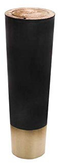 ACRaBoss Pieds de Table, Pieds de Support de Meuble, Pied de Canapé, Pied de Meuble Tv, Pied En Bois Cuivré, Pied de Table Basse, Pieds de Lit, Pieds de Table de Chevet Chinois/Black/15Cm