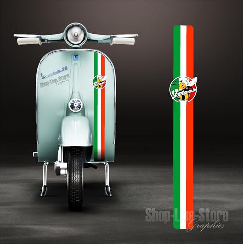 Fascia Adesiva Tricolore Italia Worldcustom compatibili con Vespa Moto
