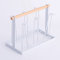 ZAICOLER Water Bottle Drying Rack, Bottle Drying Rack Cup Drying Rack with 6 Hooks Iron Cup Drying Rack, Wooden Handle Mug Organizers, Bottle Drying Rack Stand for Home Office (White)