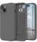 SuydanBox Magnetic for iPhone 13 Case, Compatible with MagSafe, [Full Camera Protection][Screen Protector] Silicone Shockproof Protective Phone Case for iPhone 13 6.1, Lavender Gray