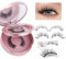 Pestañas Postizas Magneticas 2 Pares Pestañas Magnéticas con Aplicador Aspecto Natural Kit de Pestañas Magnéticas no Necesita Pegamento Magnetic Eyelashes(DWSP+N07)