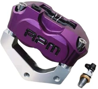 Pinza freno universale RPM adatta for pompa freno moto Yamaha Aerox Nitro RSZ JOG BWS Zuma 50 rr pastiglie freno(Purple)
