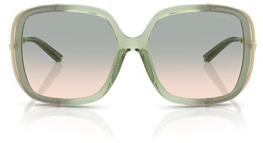 Coach Women Hc8423u Universal Fit Sunglasses, Grey/Mint Gradient/Green Peach Gradient, 56 mm