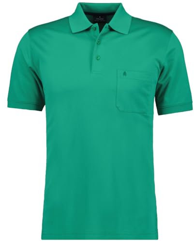 RAGMAN Herren Softknit-Polo mit Brusttasche, Kurzarm Smaragd-378, XL