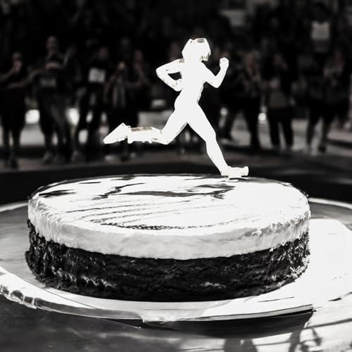 Servewell Running Lady Cake Topper - 10cm