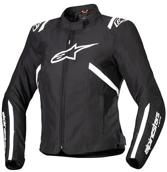 Alpinestars Stella T-SPS V2 WP Schwarz Weiß Damen Textil Motorrad Jacke, L