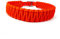 Hundehalsband Lori Tierluxe - Handgemacht, Paracord, Biothane (Orange Neon, XS Halsumfang 20-25 cm)