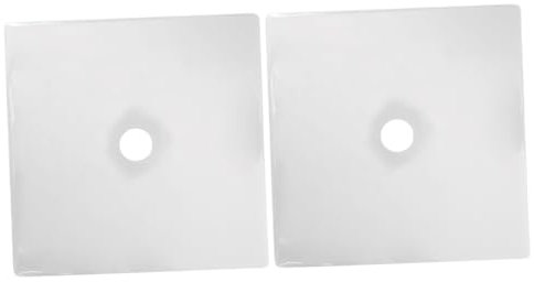 WOONEKY 2pcs Toilet Brush Accessory Stain Block Plate Replacement for Toilet Brush Odor-Blocking Cover for Bathroom Must-Have Bathroom Accessory