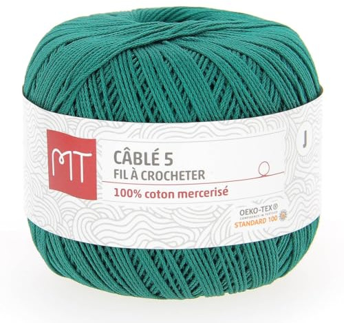 Filato per uncinetto n°5 verde