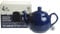 London Pottery Farmhouse Loose Leaf Teapot with Infuser, Ceramic, Cobalt Blue, 4 Cup (1.2 Litre)