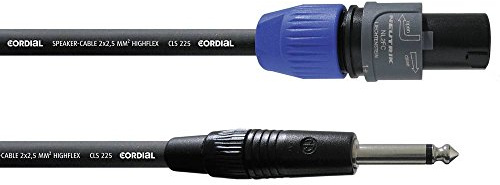 CORDIAL Kabel h.p. Speakon 2 Punkte/jack 1,5 m Kabel LAUTSPRECHER Select Speakon 2 Punkte - Jack