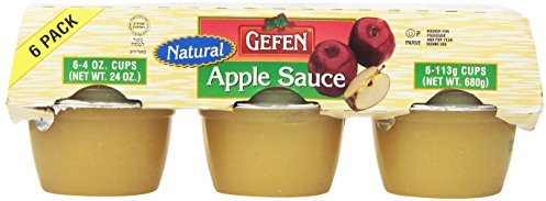 Gefen Mini Tassen natur Apfel-6 X 113 G (Packung von 6)