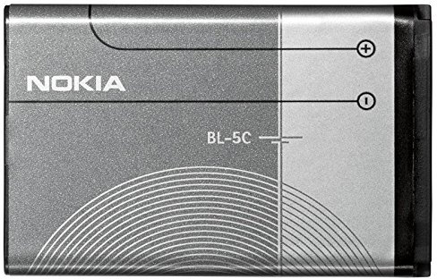 Nokia BL-5 C 1020 mAh Batterie Li-ion pour Nokia 1100, 1101, 1110, 1600, 2300, 2600, 3100, 3120, 3650, 3660, 6030, 6230, 6230i, 6270, 6600, 6630, 6670, 6680, 6681, 6820, 6822, 7600, 7610, C1 – 01, C1 – 02, E60, N70, N71