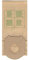 RW6 conf. 8 pezzi sacchetto ricambio compatibile per aspirapolvere marca rowenta modello: slim line rh 500/rh 501/rh 506/rh 510/rh 511/rh 515 rh 520 1200 w rh 600/610/611 rh 700 e zr 500 zr 680 marca johnson modello: gisowatt,clio,singer