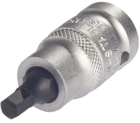 SW-Stahl 05103SB Inbuseinsatz 1/2 Zoll - 6 x 53 mm Innensechskant Nuss | Chrom-Vanadium-Stahl Schraubendreheinsatz - Kurze Ausführung mit 12,5 mm Antrieb - Premium Werkzeug Qualität für Profis