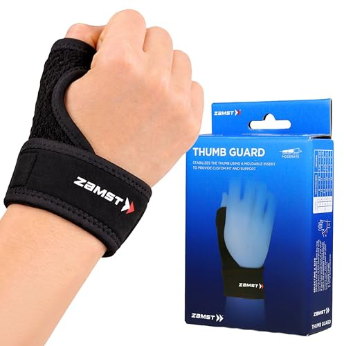 Zamst Daumenschutz - Daumenbandage für Verletzungen des MP-Gelenk-Seitenbands am Daumen - Stabilität und Beweglichkeit (L)