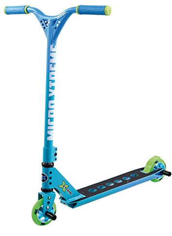 MICRO Stunt Scooter mx trixx 2.0 Rainbow Blue Freestyle Scooter