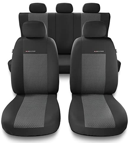 Mossa - Universal Sitzbezüge Auto kompatibel mit BMW 1er E82, E87, E88, F20, F21 (2004-2019) - Autositzbezüge Schonbezüge für Autositze - UNE-2