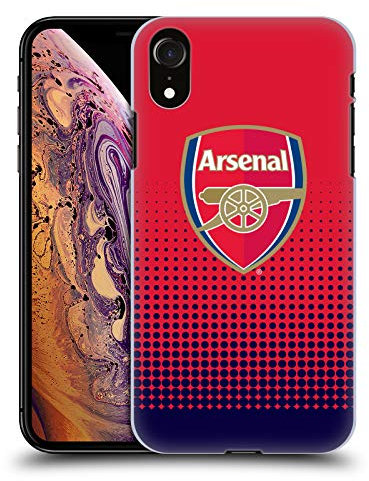 Head Case Designs Officially Licensed Arsenal FC Fade Crest 2 Hard Back Case Compatible With Apple iPhone XR