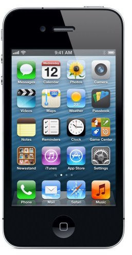 Apple iPhone Smartphone (display da 3,5, touch screen, fotocamera da 3 megapixel, WiFi, sbloccato/sbloccato) (iPhone 4s 8GB, Bianco)