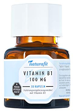 naturafit Vitamin B1 100 mg Kapseln, 30 St. Kapseln